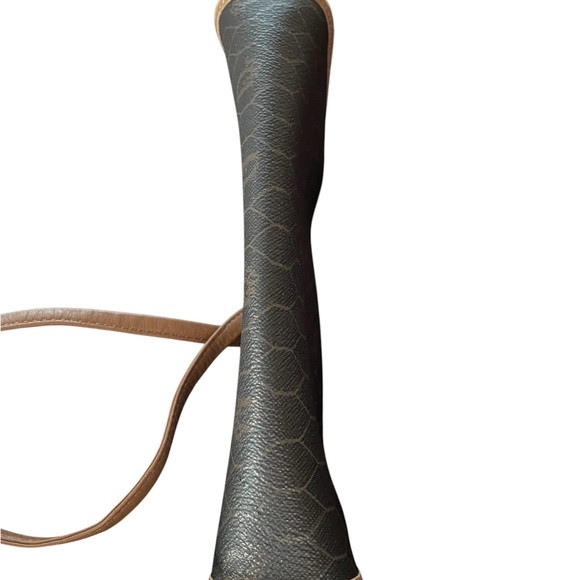 Christian Dior Vintage Honeycomb Canvas Crossbody Bag with COA - Picture 4 of 7